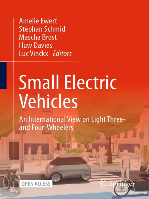 Title details for Small Electric Vehicles by Amelie Ewert - Available